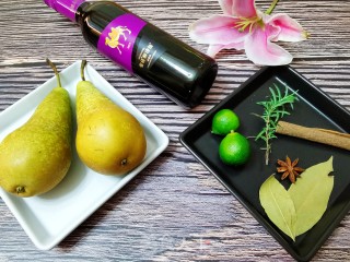 下颜值0失利，恋人节苦品，法度白酒烩啤梨的做法步调：1
