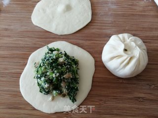 喷鼻菇芥菜豆腐包的做法步调：10