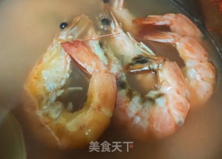 利剑灼年夜虾的做法步调：4