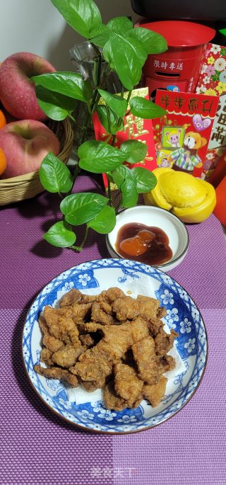 炸五花肉的做法步调：13
