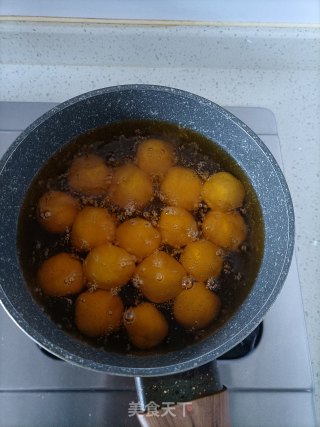 炸北瓜圆的做法步调：8