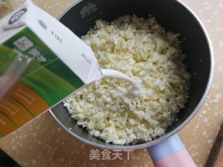 花菜泥虾仁金盏的做法步调：5