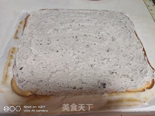 奥利奥可可蛋糕卷的做法步调：14