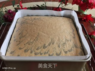 斑马纹古早蛋糕（9微暇圆模）的做法步调：10