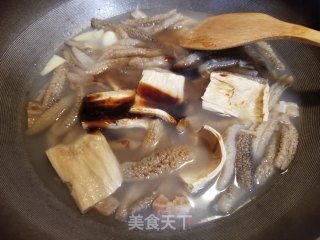 海参鲍鱼烧腐竹的做法步调：11