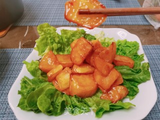 拔丝白薯的做法步调：16
