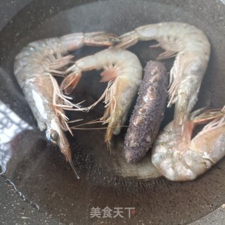 海参快意虾的做法步调：1