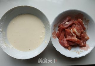糖醋里脊的做法步调：2