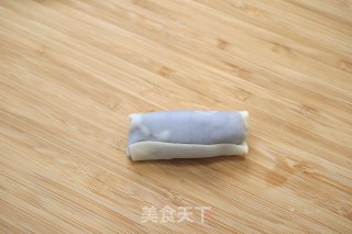 豆沙秋卷的做法步调：4