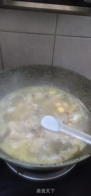 风姜烧酒鸡汤的做法步调：10