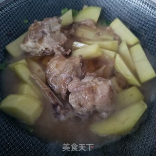 土豆炖排骨的做法步调：8