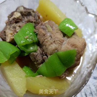 土豆炖排骨的做法步调：15