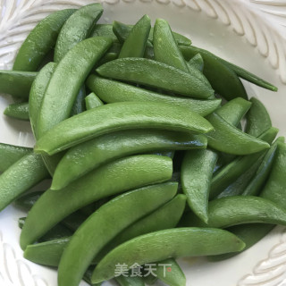 蒜泥拌苦豆的做法步调：3