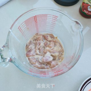 番茄酱鸡肉块的做法步调：3