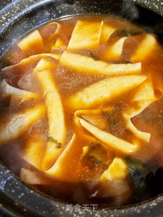 杂喷鼻香
酱牛肉+糊辣汤的做法步伐
：14