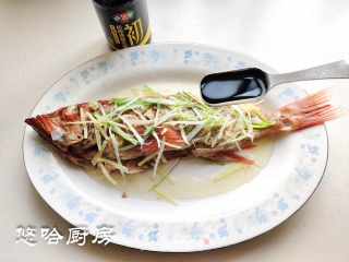 浑蒸白鱼的做法步调：6