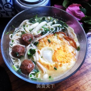 牛肉丸鸡蛋里的做法步调：12