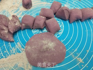 紫薯芋泥包的做法步调：4