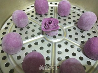 紫薯芋泥包的做法步调：7