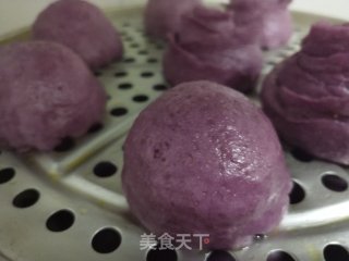 紫薯芋泥包的做法步调：8