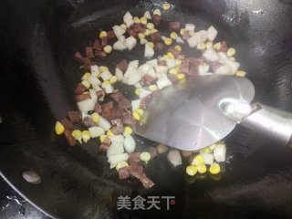 毛豆香肠的做法步调：7