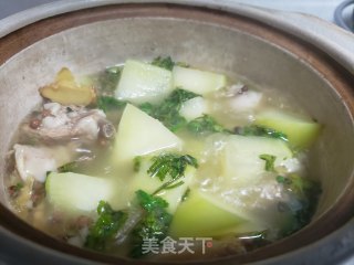 青萝卜炖羊排的做法步调：10