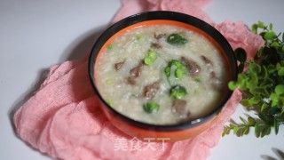 西蓝花牛肉粥的做法步调：7
