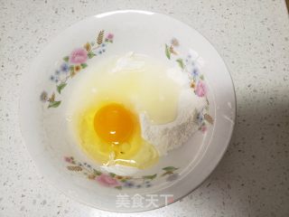 油麦菜鸡蛋饼的做法步调：4