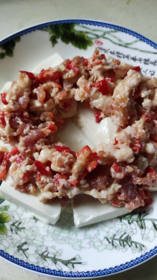 肉沫蒸内乱脂豆腐的做法步调：7