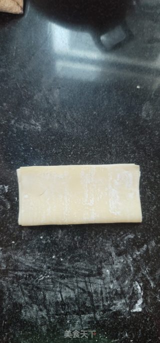 炸云吞皮的做法步调：3