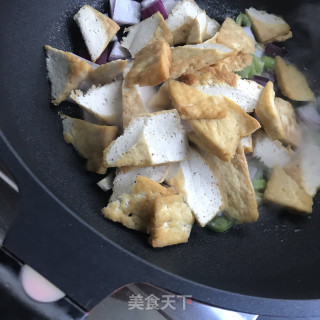 十锦豆腐的做法步调：5