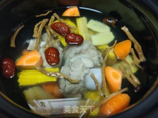 棒骨玉米汤的做法步调：9