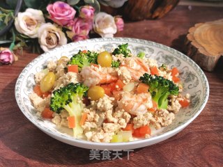 无米豆腐炒饭的做法步调：10