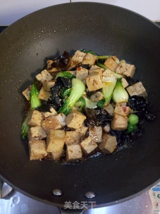 火煮豆腐的做法步调：6