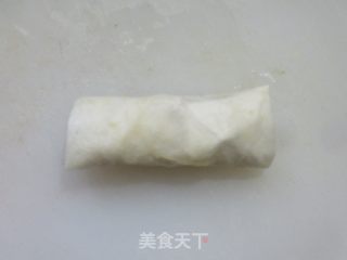 萝卜丝虾仁馅秋卷的做法步调：15