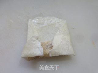 萝卜丝虾仁馅秋卷的做法步调：14