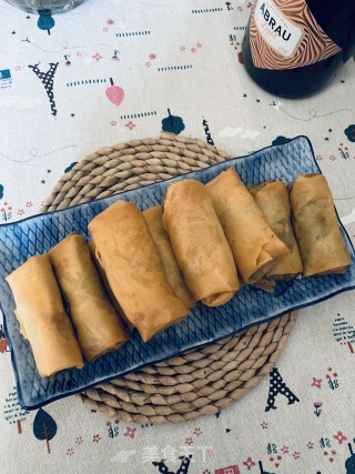 荠菜秋卷的做法步调：11