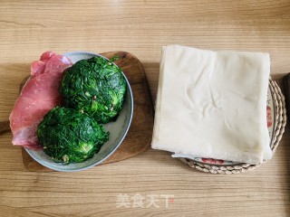 荠菜秋卷的做法步调：1
