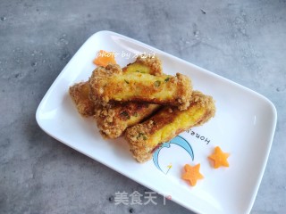 肉紧吐司卷的做法步调：15