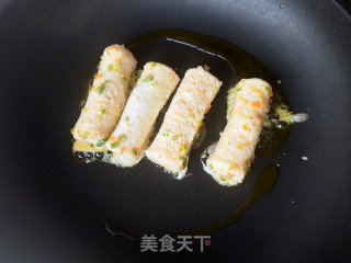 肉紧吐司卷的做法步调：11