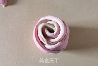 两十六蒸馒头：单色玫瑰的做法步调：9