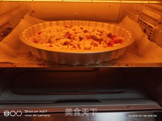 玉米牛肉披萨的做法步调：9