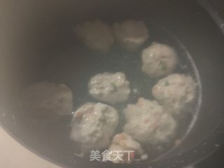 鸡肉丸青菜汤的做法步调：10