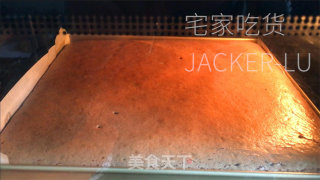 可可蛋糕卷，一次有些失利的教程，可是废品实的超好吃，心感不相上下的。的做法步调：15