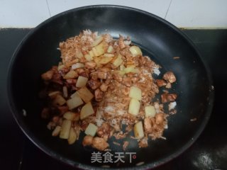 土豆鸡肉拌饭的做法步调：8