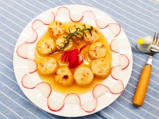低脂安康养分的好食～喷鼻煎带子的做法步调：8