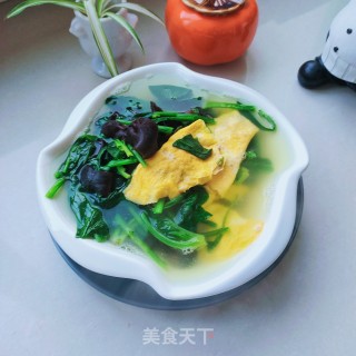 菠菜蛋饺汤的做法步调：9