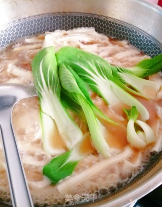 排骨青菜里的做法步调：3