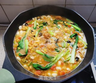 烩麻食的做法步调：5
