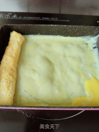 花朵薄蛋烧的做法步调：10